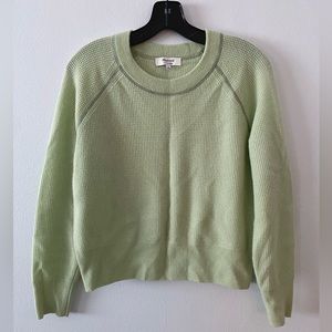 3 for 25! Cashmere Shrunken Sweatshirt in light green size S
